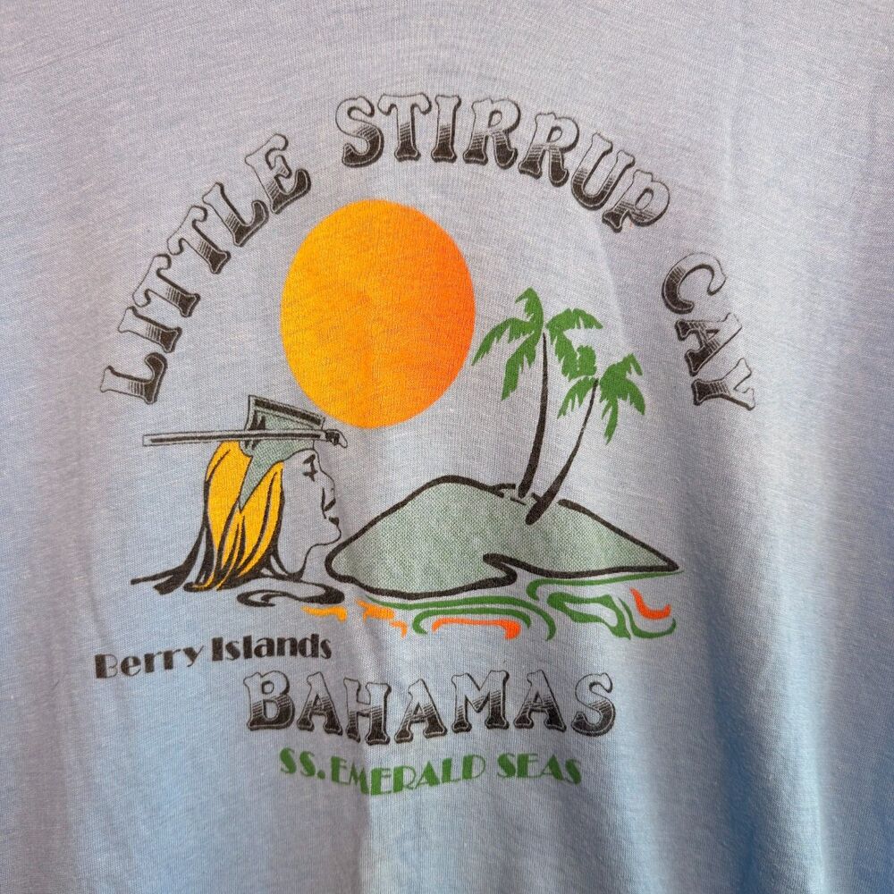 Vintage Screen Stars Single Stitch Bahamas Vacation Tee - Picture 9 of 9